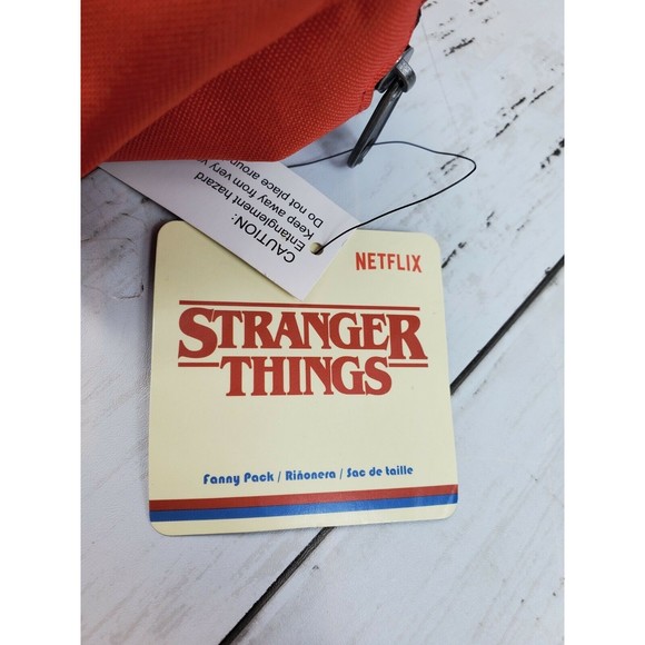 Funko Stranger Things Hawkins 1985 Fanny Pack Waist Pack Red Camp Know Where NWT - Picture 4 of 5